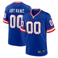 Custom New York Giants Classic Jersey Blue