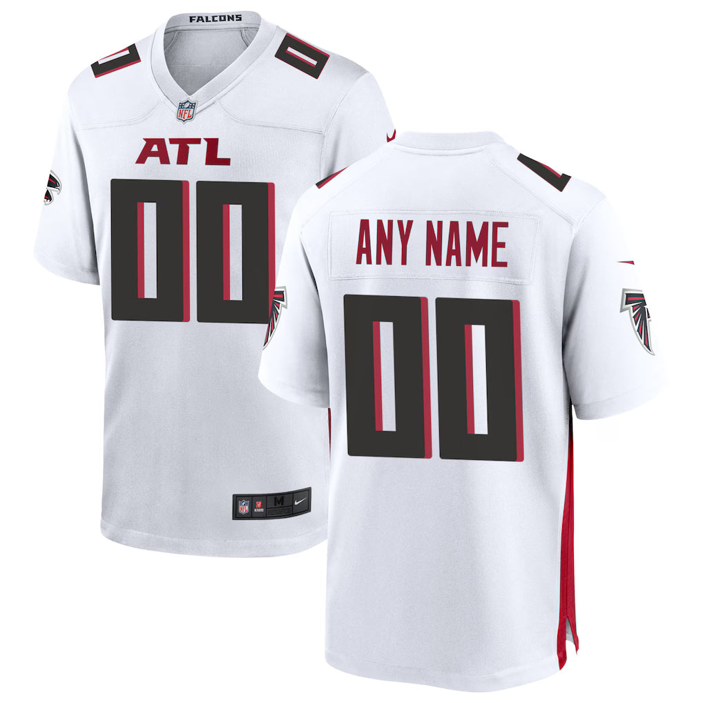 Custom Atlanta Falcons Jersey White
