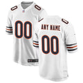 Custom Chicago Bears Jersey White