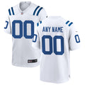 Custom Indianapolis Colts Jersey White