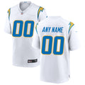 Custom Los Angeles Chargers Jersey White