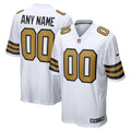 Custom New Orleans Saints Jersey White