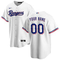 Custom Texas Rangers Home Jersey White