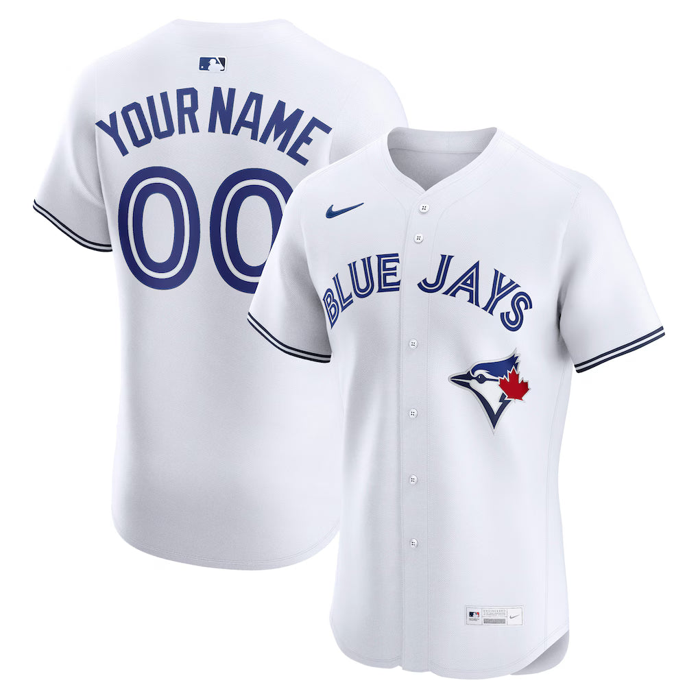 Custom Toronto Blue Jays Home Jersey White