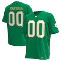 Custom Notre Dame Fighting Irish Jersey Kelly Green