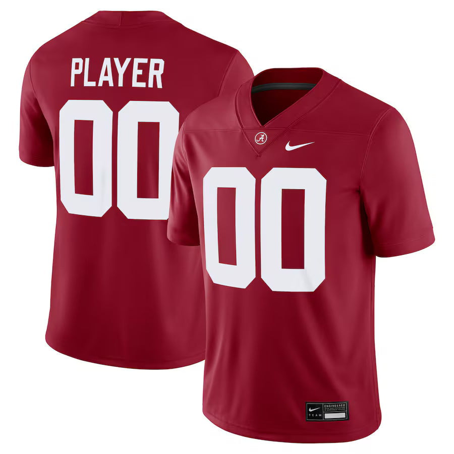 Custom Alabama Crimson Tide Jersey Crimson