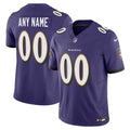 Custom Baltimore Ravens Jersey Purple