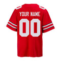 Custom Ohio States Buckeyes Jersey Red