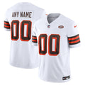Custom Cleveland Browns 1946 Throwback Stitched Jersey White