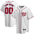 Custom Washington Nationals Alternate Jersey White