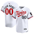 Custom Minnesota Twins Home Jersey White
